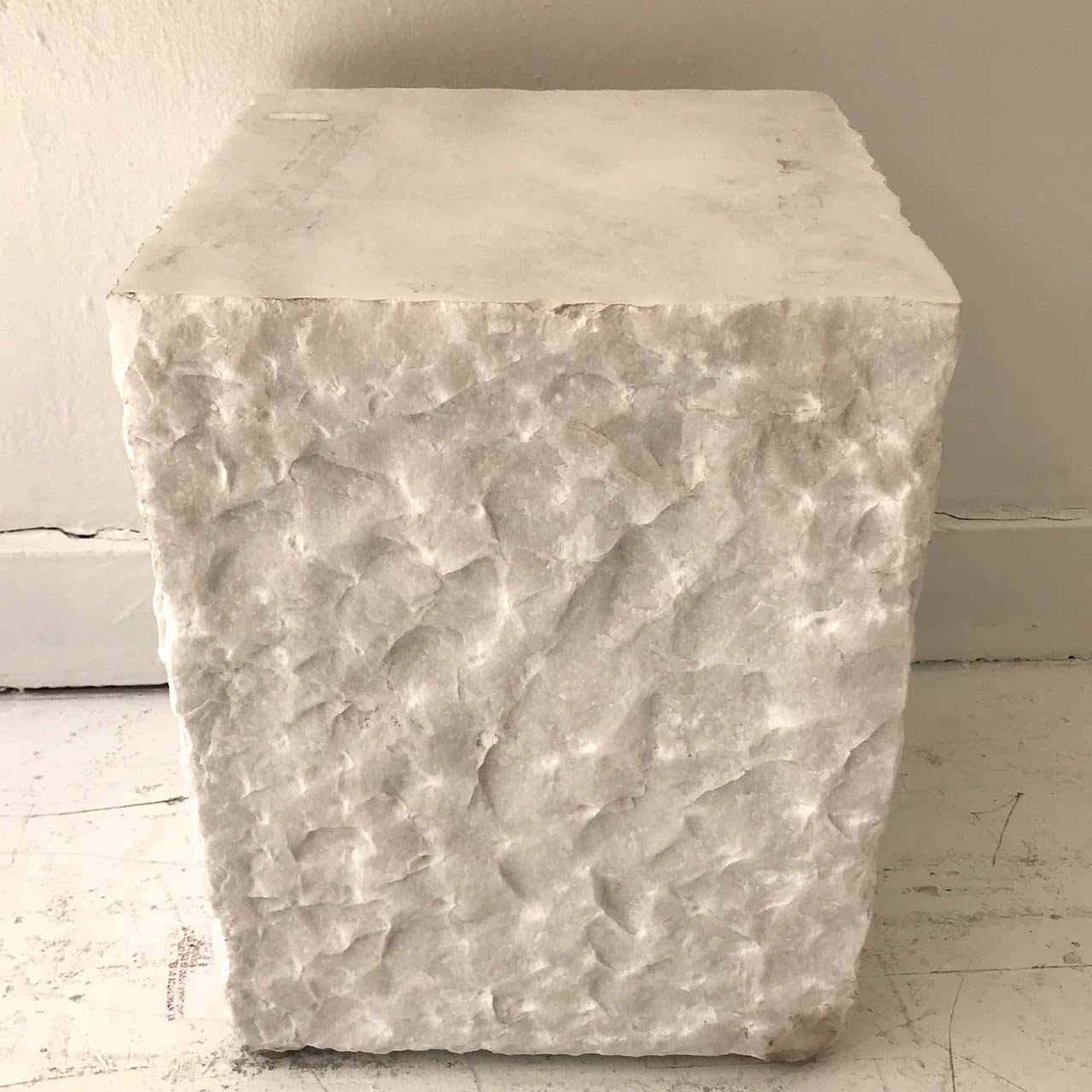 Calcutta Marble Side Table #1