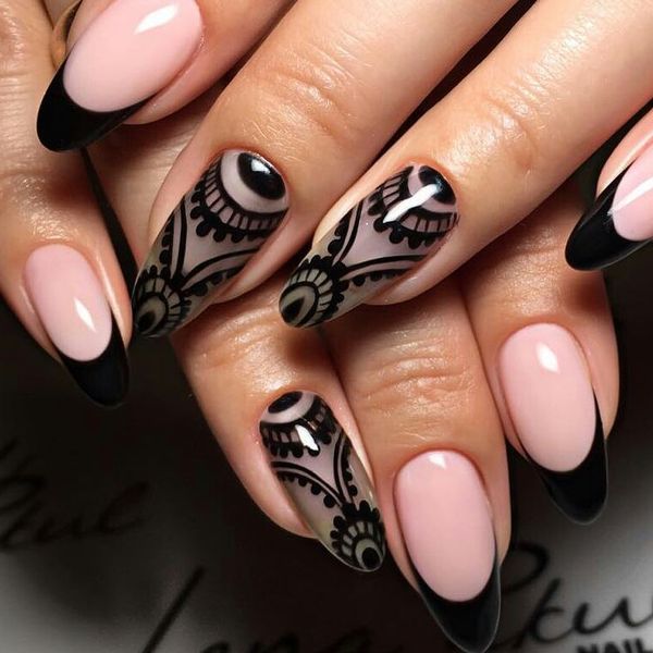 Oval Nails With the Variety of Designs 2019 - Fashionre