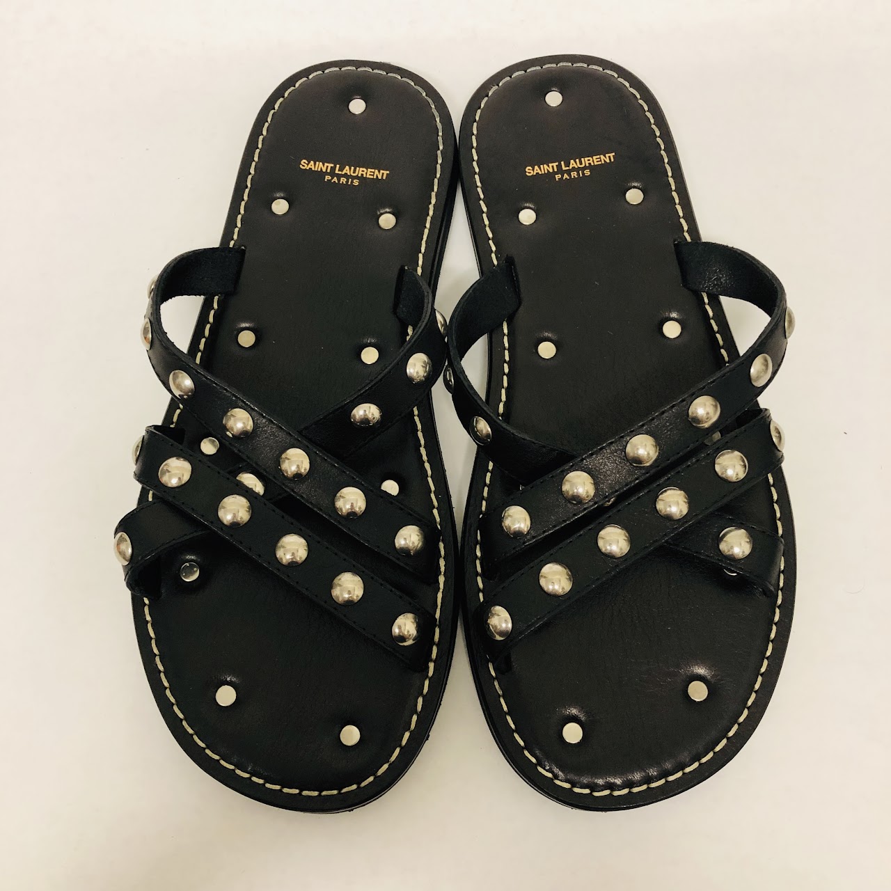 Saint Laurent Studded Sandals