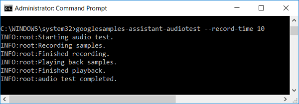 Registra 10 secondi di campioni audio e riproducili