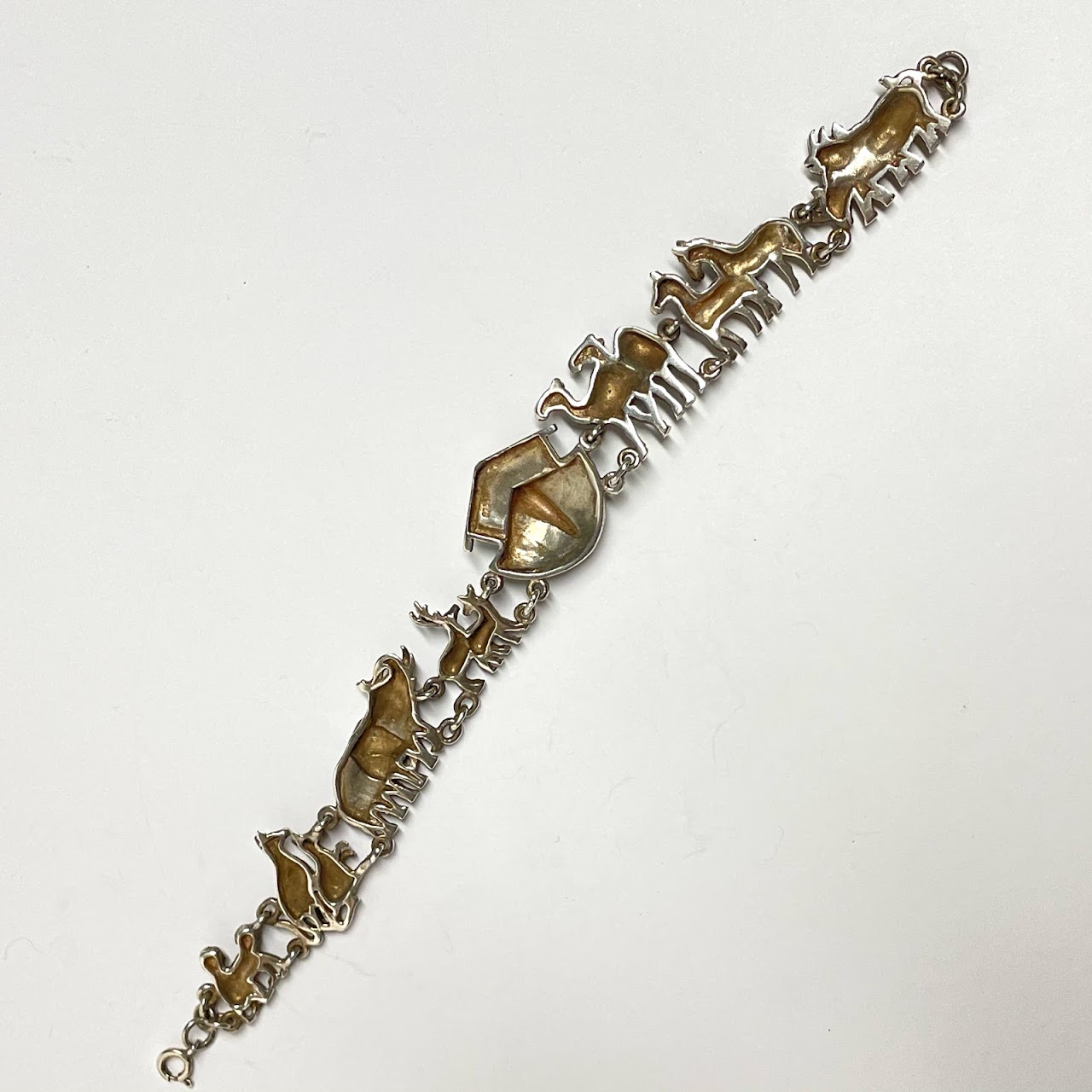 Sterling Silver and Marcasite Noah's Ark Bracelet