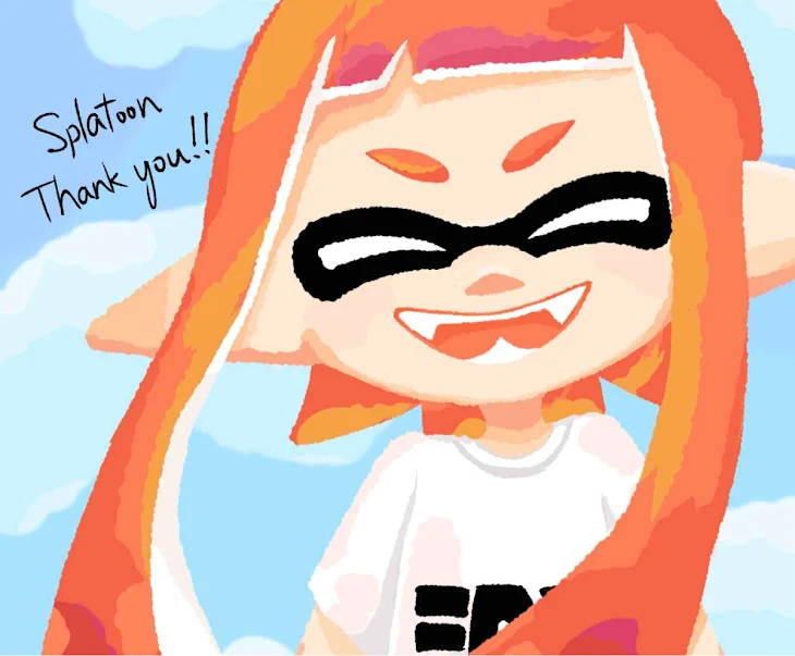 「Thank you Splatoon!!」のメインビジュアル