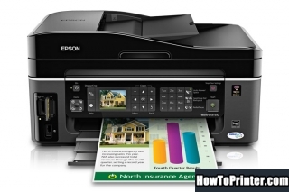 Reset Epson WorkForce 610 printer by Epson reset program