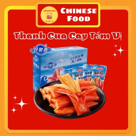 Thanh Cua Ăn Liền Tẩm Vị Cay Đồ Ăn Vặt Trung Quốc