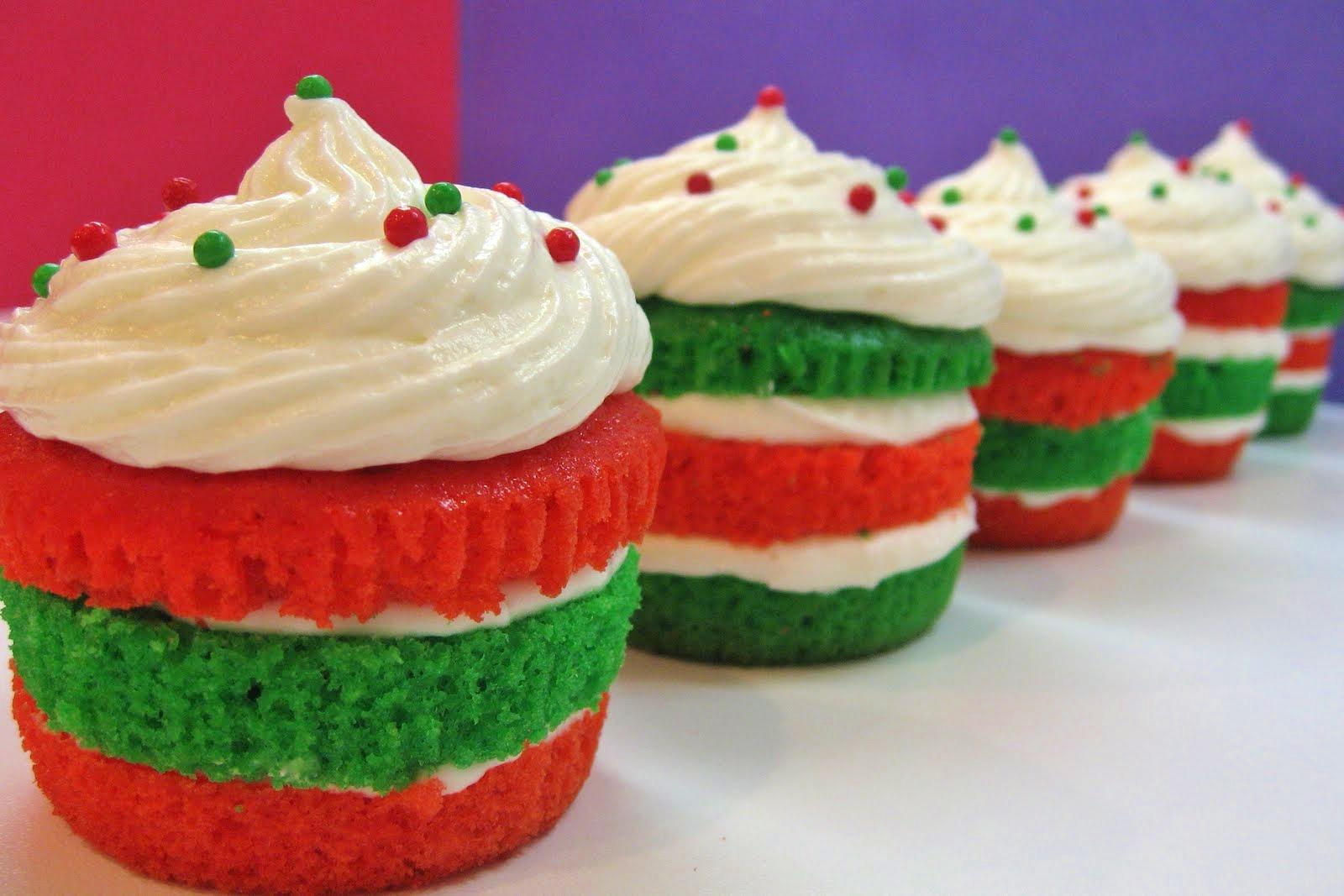 Layered Christmas recipe from