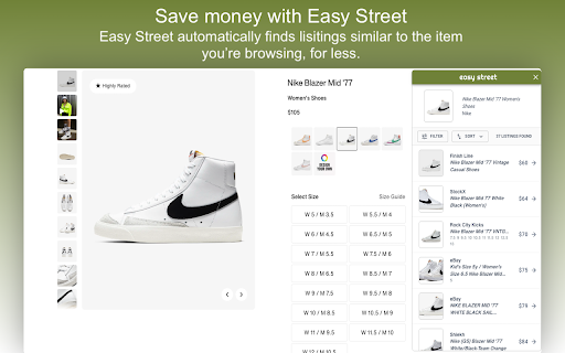 Easy Street — Save money on sneakers.