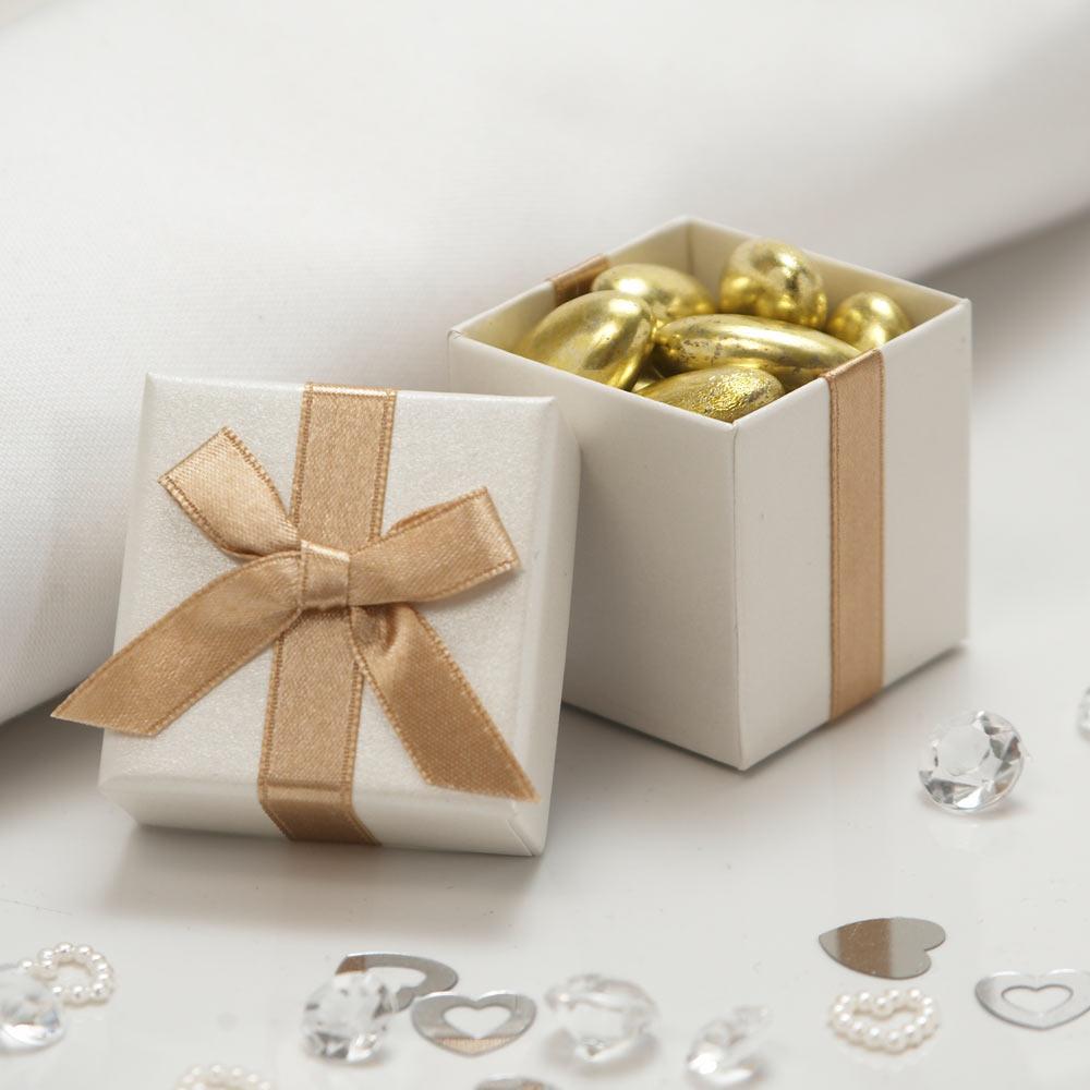 Gold Wedding Favour Boxes - 10