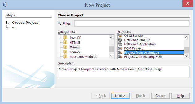 Crear un proyecto web spring con maven archetype