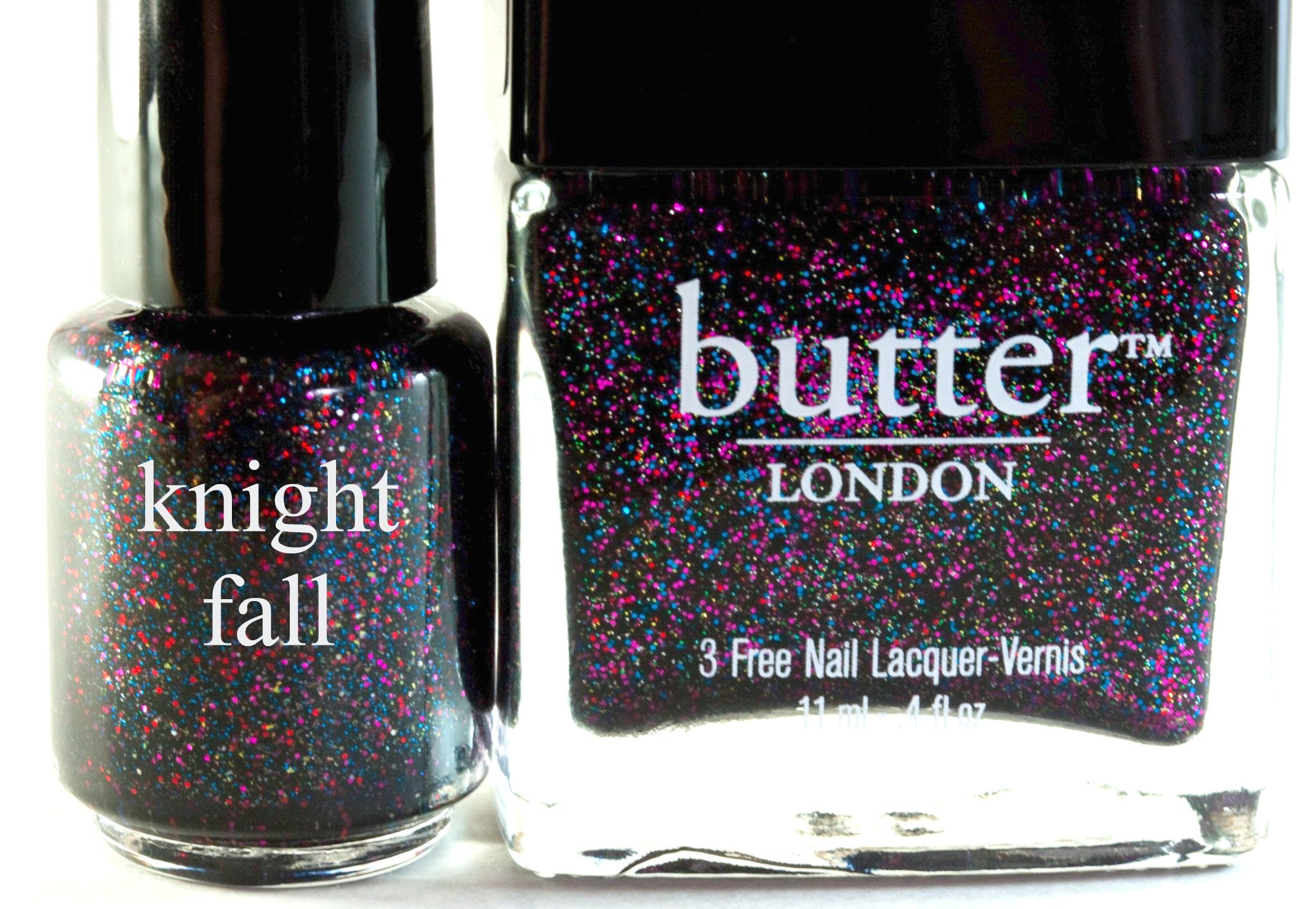 Knight Fall: Franken Dupe for Butter London's The Black Knight