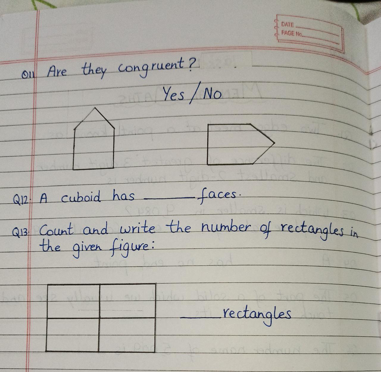 math assignment class 3