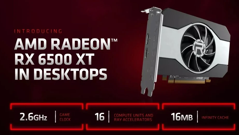 AMD Perkenalkan Radeon RX 6500 XT, Radeon RX 6400, dan Radeon RX 6000M Series untuk Laptop