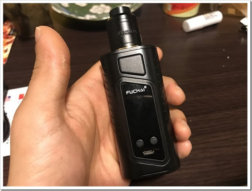 IMG 3528 thumb - 【24mmRDA推奨】とにかく可愛いSigelei Fuchai Duo-3 175W Box Mod使用レビュー！RDAを乗せるととっても可愛い、RTAは結構迷うかな？ドンピシャなら最高な女性向けハイパワーMOD【赤も可愛いね/MOD/電子タバコ/VAPE/シグレイ】