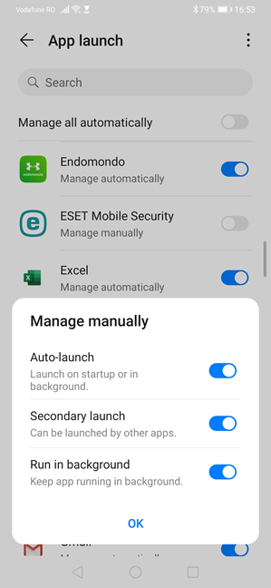 Gestisci manualmente l'avvio automatico