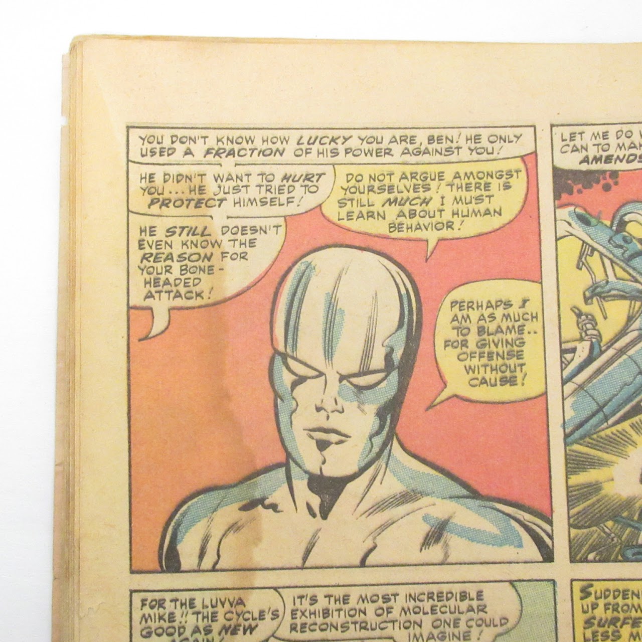 Vintage Fantastic Four Silver Surfer Comics Marvel #55