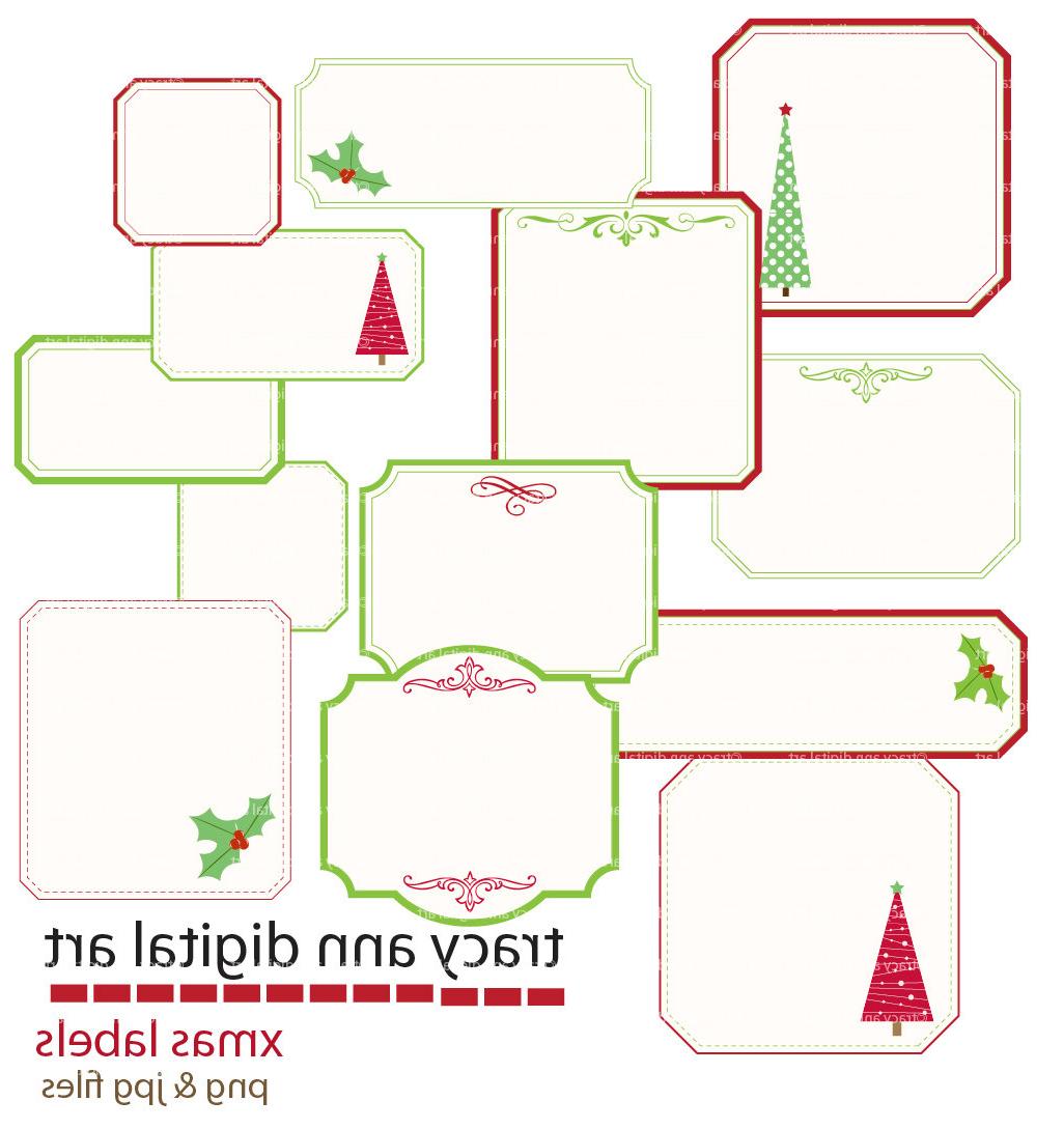 NEW Christmas Clip Art Labels