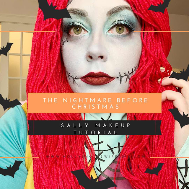 Nightmare Before Christmas Sally Makeup