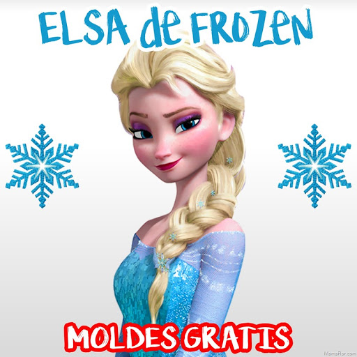 Molde: Elsa de Frozen – Centro de Mesa (Parte 1/2)