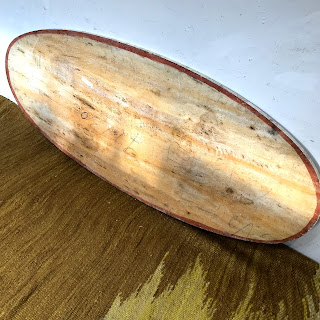 Travertine Top Oval Cocktail Table