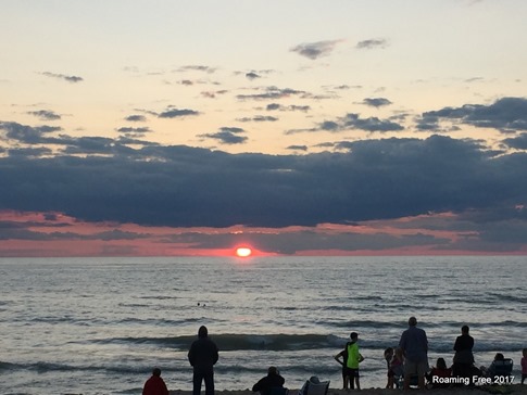 Sunset at the beach