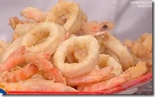 Frittura di calamari e gamberi