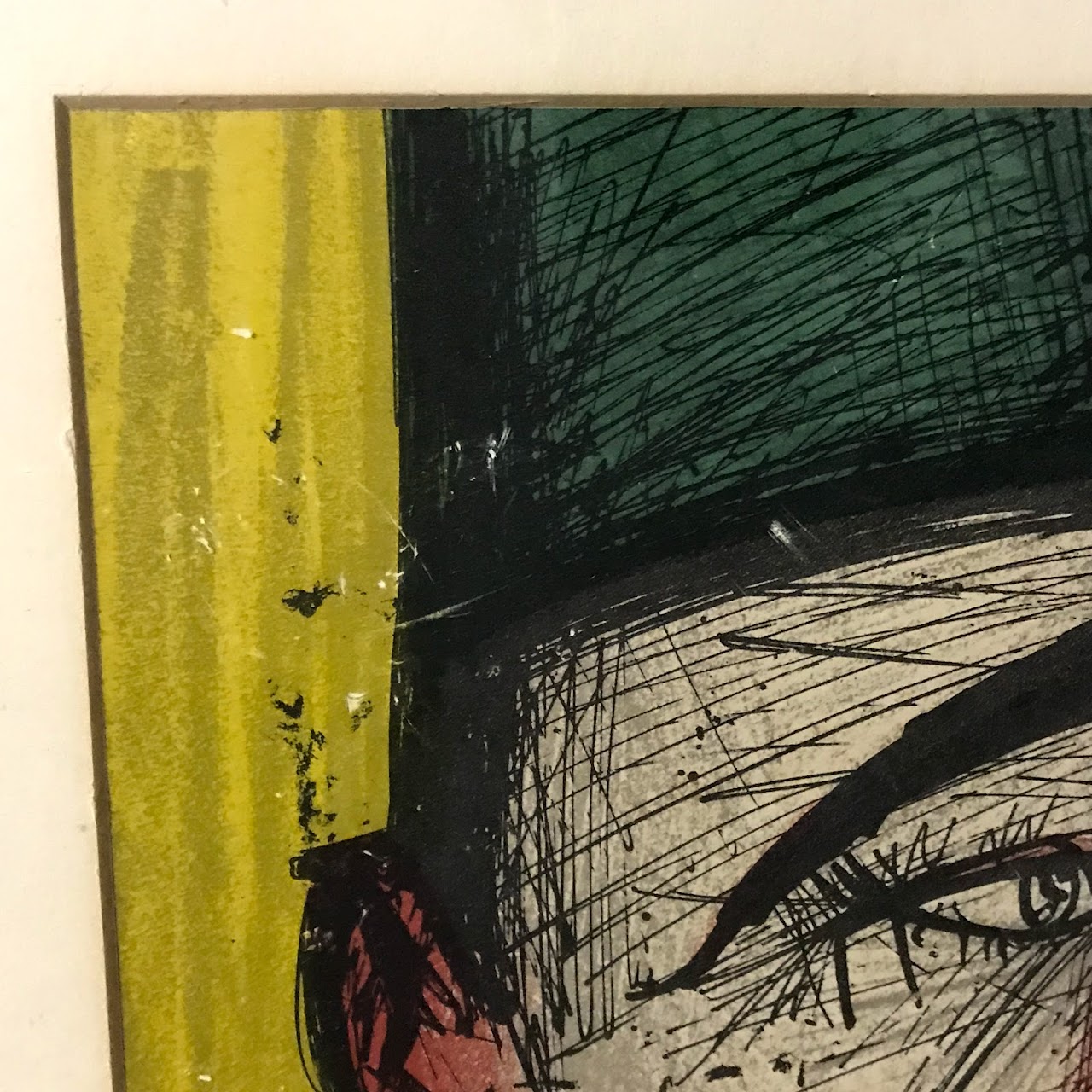 Bernard Buffet 'Jo Jo the Clown' Lithograph