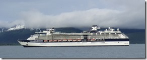 Millennium Cruises Shipping leaving Seward Alaska