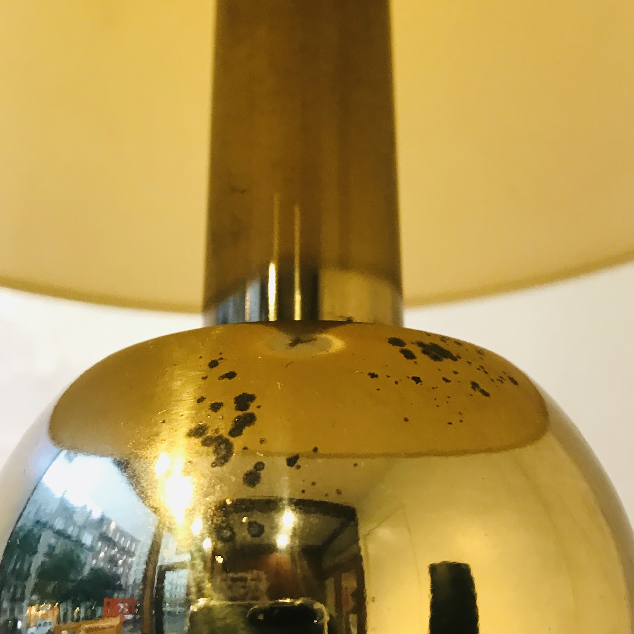 Stiffel + Tommi Parzinger 1960s Brass Lamp Pair