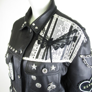 Coach Heavily Embellished Leather Jacket