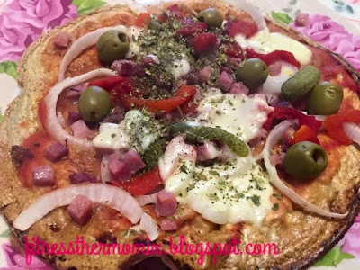 Pizza de base de toffu