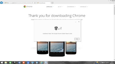 why won t google chrome download