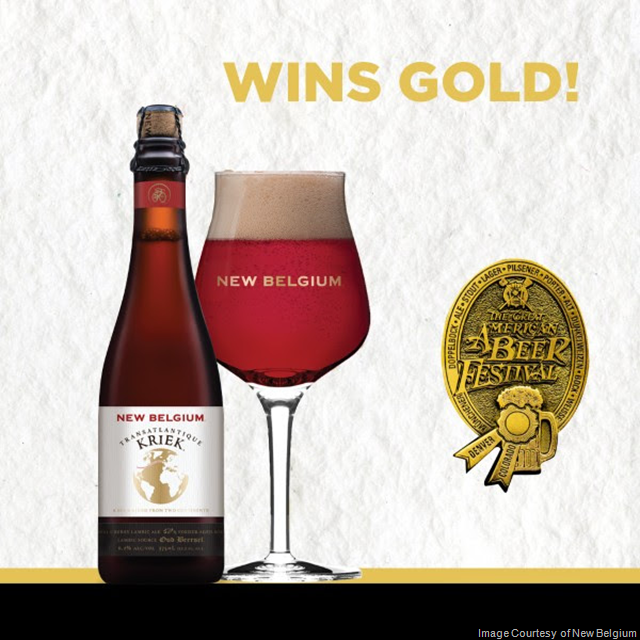 GABF Gold+Silver for New Belgium