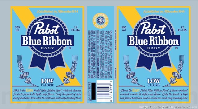 Pabst Adding New Pabst Blue Ribbon Easy