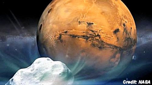 Comet Buzzes Mars In Once In A Lifetime Flyby