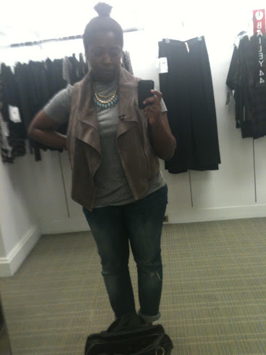 BCBG Max Azria Suede Vest