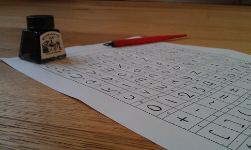 My very own font