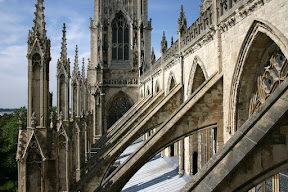 Flying butresses of York Minster