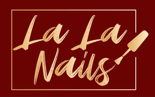 LA LA NAILS logo