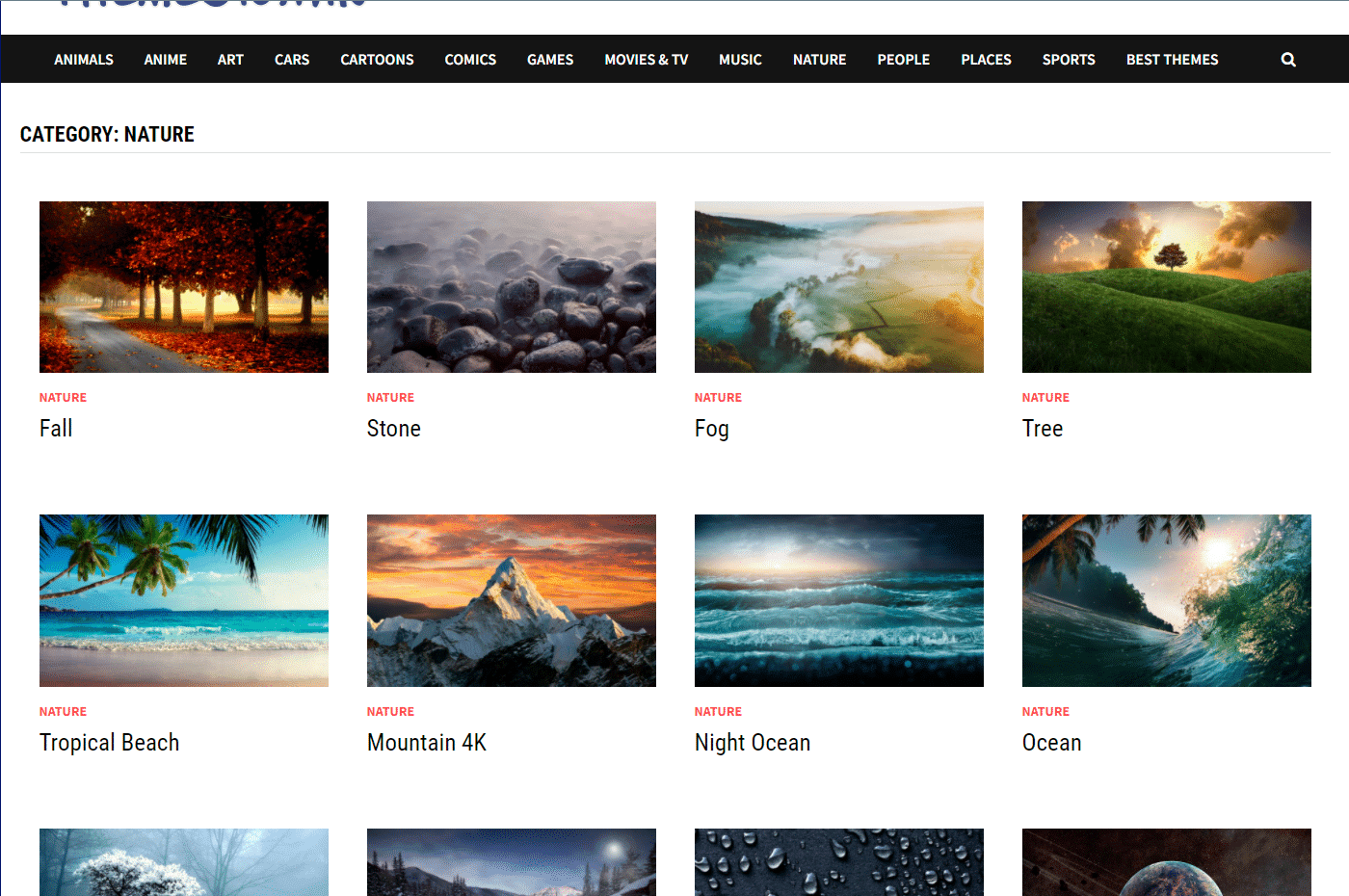 categorie natuur |  gratis Windows 10-thema's