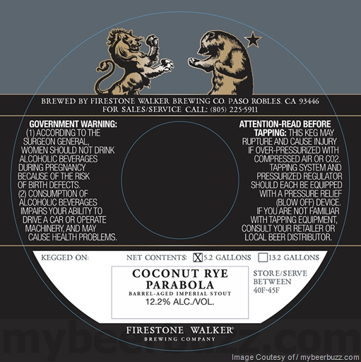 Firestone Walker - Coconut Rye Parabola