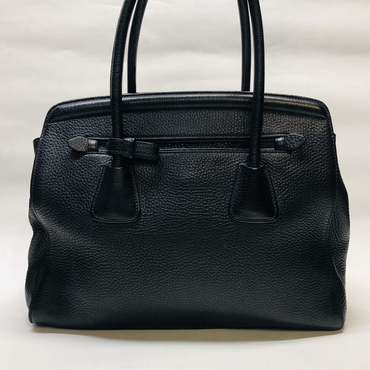 Prada Black Leather Shoulder Bag