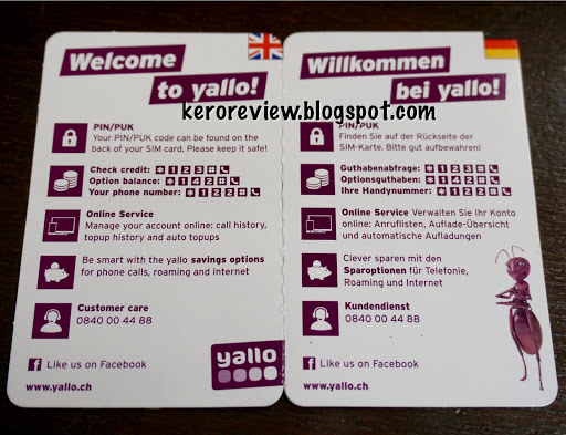 รีวิว ยัลโล ซิมการ์ดที่สวิตเซอร์แลนด์ (CR) Review Yallo sim card in Switzerland.