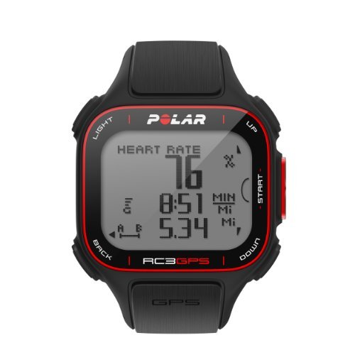 Polar 90048174 RC3 GPS with Heart Rate Monitor, Black