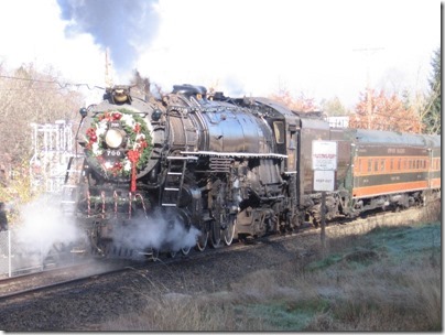 IMG_0984 Spokane, Portland & Seattle A-1 4-8-4 #700 at Oaks Park in Portland, Oregon on December 5, 2009