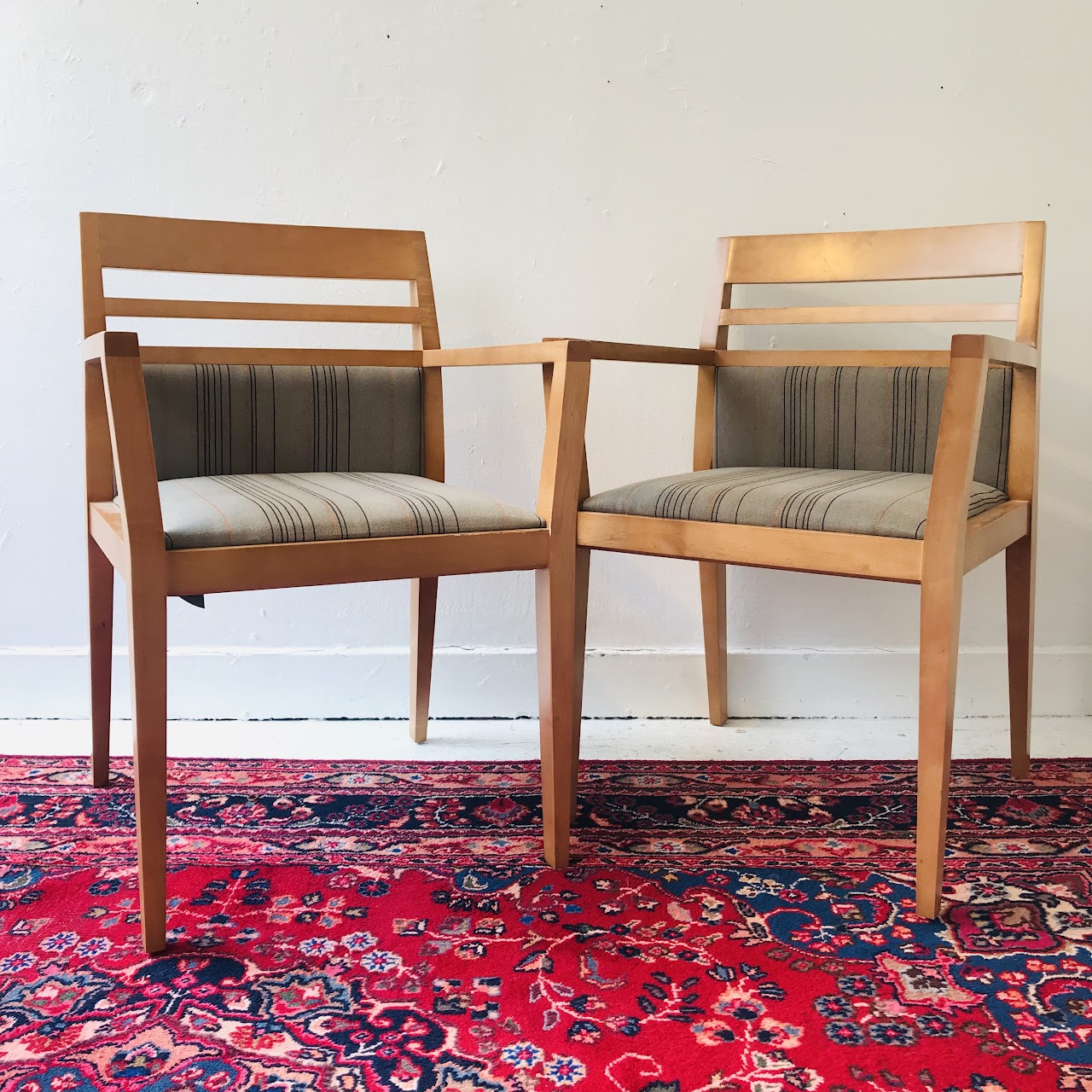 Gunlocke Armchair Pair #1