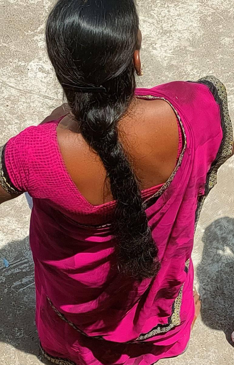 Village Barber Stories Tamil Village Women S Traditional Oiled Jadai Hair Style Images