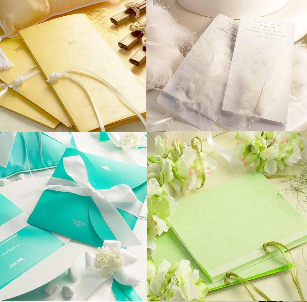 Ribbon card for wedding