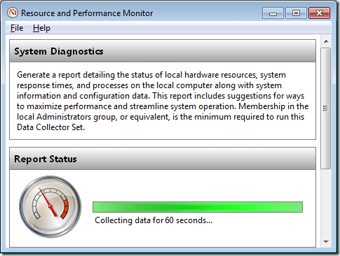 Monitor de recursos y rendimiento