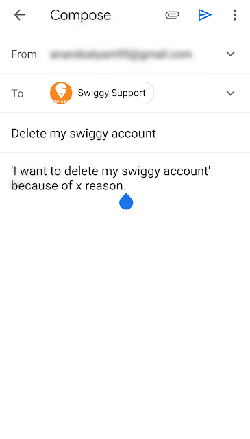 How to permanently delete your account on swiggy/ swiggy service review?