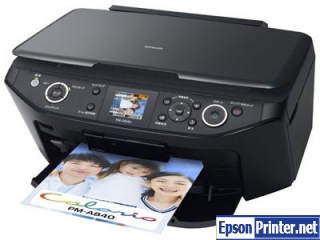 How to reset Epson PM-A840 printer