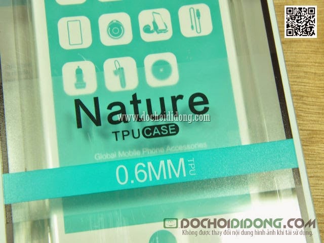 Ốp lưng Iphone 6 Plus Nillkin Nature TPU 0.6mm 